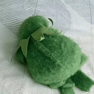 😐 Kermit Kermit the Frog, frog, puppet, green, stuffed animal telegram sticker
