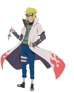 😎 Minato Namikaze Naruto อนิเมะ, ตัวละคร, นารูโตะ, มินาโตะ, นามิคาเสะ มินาโตะ telegram sticker