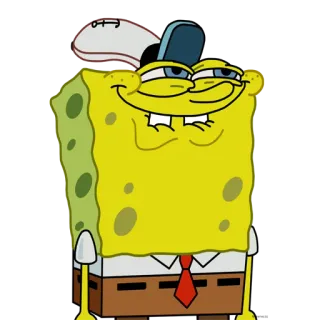 🙂 Spongebob Spongebob Squarepants spongebob, cartoon, nickelodeon, lustig, meme whatsapp sticker