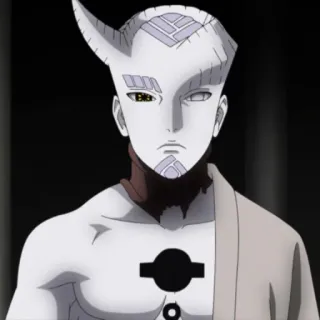 👿 Isshiki Otsutsuki Boruto 애니메이션, 보루토, 잇시키, 오오츠츠키, 악당, 만화, 캐릭터 telegram sticker