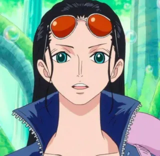 💄 Nico Robin One Piece Anime, Cartoon, Mädchen, Nico Robin, One Piece, Manga telegram sticker
