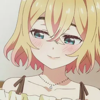☺️ Mami Nanami Rent-A-Girlfriend アニメ, 女の子, 可愛い, キャラクター, 漫画 telegram sticker