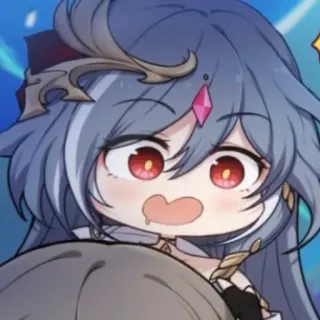 😗 Anime, Sticker, Desenho animado, Fofo, Mangá, Chibi whatsapp sticker