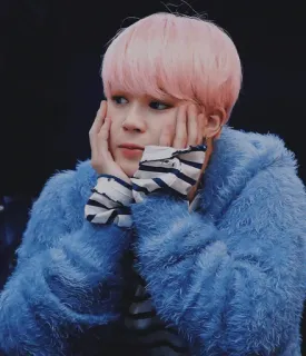 ☁️ Jimin Jimin, K-pop, BTS, cantor, ídolo, pessoa, celebridade telegram sticker