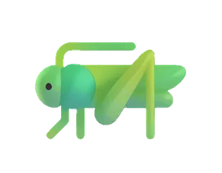🦗 cavalletta, insetto, animale, verde, natura telegram sticker
