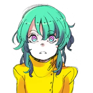 😯 anime, manga, cartoon, character, illustration, art telegram sticker