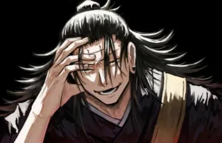 🖇 Suguru Geto Jujutsu Kaisen anime, manga, jujutsu kaisen, suguru geto, villain, character whatsapp sticker