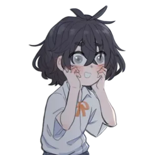 popopoka - @Anime_stiker telegram stickers