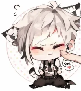 🎐 anime, chibi, cute, character, art, illustration telegram sticker
