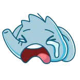 😭 плач, грустный, мультик, эмоция, слезы telegram sticker