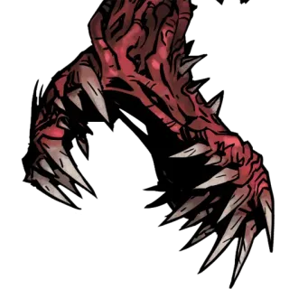 ❣ монстр, когти, ужасы, существо, зубы, кровь telegram sticker