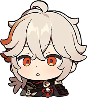 😳 Kaedehara Kazuha Genshin Impact อนิเมะ, เกม, คาซึฮะ, เก็นชิน อิมแพ็ค, ตัวละคร, สติกเกอร์ telegram sticker
