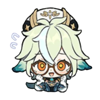 Chibi Genshin telegram stickers