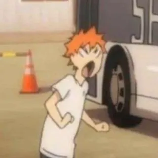 🌟 Hinata Shoyo Haikyuu!! anime, haikyuu, hinata, shoyo, character, sports telegram sticker