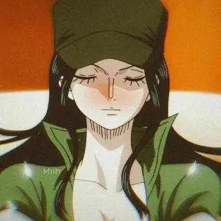 🌟 Nico Robin One Piece anime, one piece, nico robin, sticker, cartoon telegram sticker