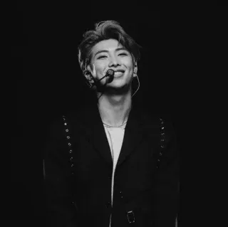 🕳 RM RM, BTS, K-Pop, cantor, artista, música, ídolo telegram sticker