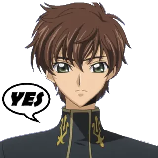 👍 YES anime, yes, agreement telegram sticker
