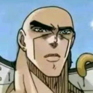 😑 Jean Pierre Polnareff JoJo's Bizarre Adventure Anime, Manga, Calvo, Personaggio, Jojo, Jean Pierre Polnareff telegram sticker