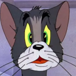 😥 Tom Cat Tom and Jerry Tom, Chat, Dessin animé, Animation, Tom et Jerry telegram sticker