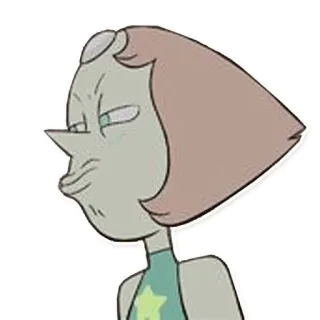 😗 Pearl Steven Universe การ์ตูน, เพิร์ล, สตีเว่น ยูนิเวิร์ส, ตัวละคร, สีหน้า, ตลก, รายการทีวี telegram sticker