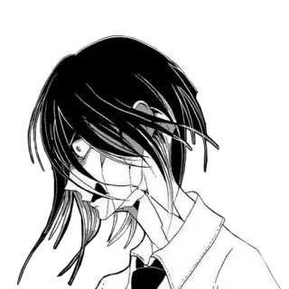 😡 Manga, Anime, Terror, Espeluznante, Personaje telegram sticker