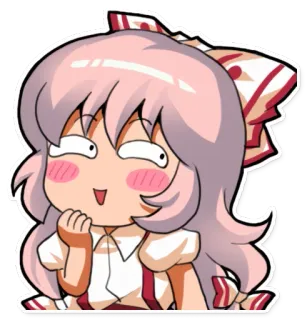😏 Аниме, Манга, Мультфильм, Милый, Смешной, Выражение telegram sticker