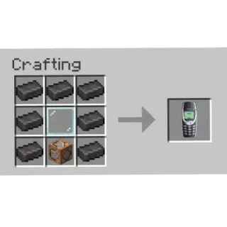 📱 Minecraft Crafting telegram sticker
