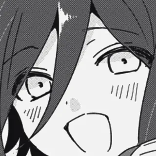 🏁 Manga, Anime, Nahaufnahme, Gesichtsausdruck, Fröhlich, Cartoon whatsapp sticker