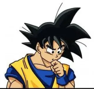 🍂 Goku Dragon Ball อนิเมะ, การ์ตูน, ดราก้อนบอล, โกคู, ซุนโกคู, มังงะ whatsapp sticker