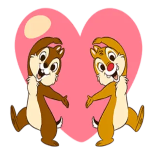 Чип и Дейл  telegram stickers