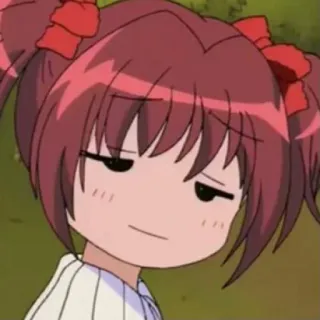 🙃 Anime, arrogant, Mädchen, Cartoon, Charakter, Ausdruck whatsapp sticker