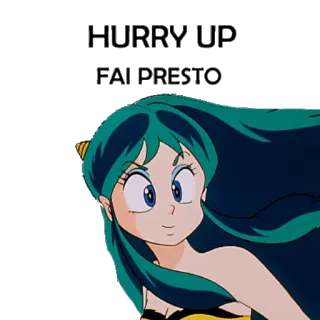 🗣 HURRY UP
FAI PRESTO อนิเมะ, รีบ, เร็ว, อิตาลี telegram sticker