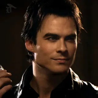 🍸 Damon Salvatore The Vampire Diaries vampier, bovennatuurlijk, drama, tv serie, ian somerhalder telegram sticker