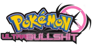 💩 Pokemon ULTRABULLSHIT pokemon, logo, paródia, ultrabullshit telegram sticker