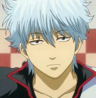 Sakata Gintoki by @G1nojji telegram stickers