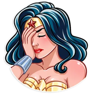 Wonder Woman telegram stickers