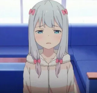 😟 アニメ, 女の子, 漫画, キャラクター telegram sticker