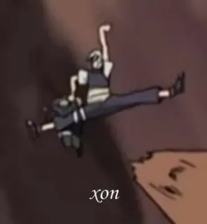 🤡 xon anime, jump, naruto telegram sticker