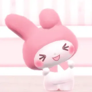 🦕 My Melody my melody, sanrio, kawaii, fofo, rosa, personagem whatsapp sticker