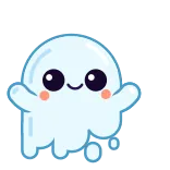 😘 hantu, imut, kawaii, menyeramkan, halloween, ramah whatsapp sticker