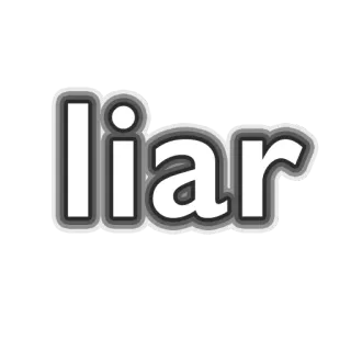 😠 liar kata, pembohong, pernyataan, kebenaran, kebohongan telegram sticker
