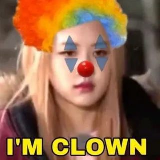 🌹 I'M CLOWN Badut, Meme, Lucu, Humor telegram sticker