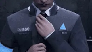 🤵 Connor Detroit: Become Human Android, RK800, Robot, Cravatta, Completo telegram sticker