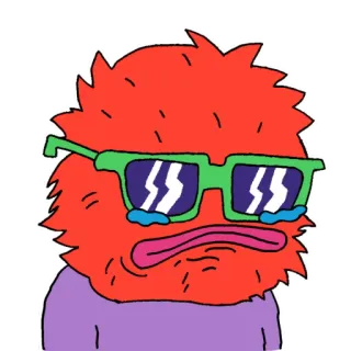 AVAX Wolf telegram stickers