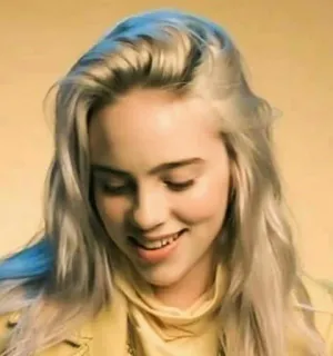 ☺️ Billie Eilish นักร้อง, นักดนตรี, Billie Eilish, ป็อปสตาร์, ผมสีบลอนด์, คนดัง telegram sticker