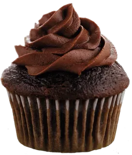 😮 cupcake, chocolat, dessert, nourriture, sucré whatsapp sticker