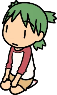 😐 Anime, Desenho animado, Personagem, Bonito, Kawaii telegram sticker