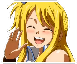 Lucy Heartfilia whatsapp stickers