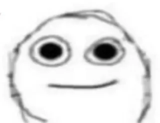 😐 Me Gusta Rage Comics meme, face, stare, reaction, classic, internet telegram sticker