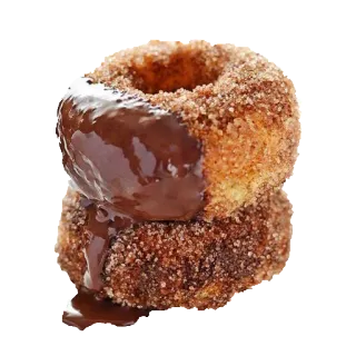 🍩 donut, rosquinha, chocolate, sobremesa, pastelaria, doce telegram sticker